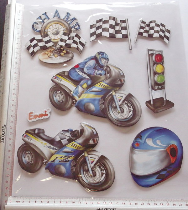 XXL Sticker - Motorrad